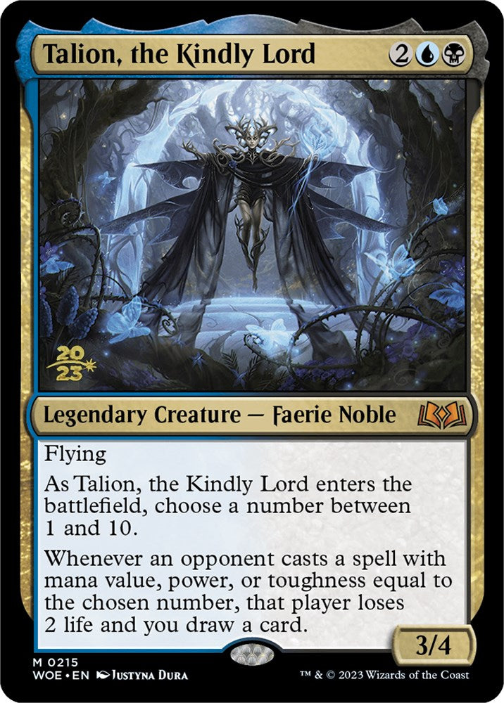 Talion, the Kindly Lord [Wilds of Eldraine Prerelease Promos] | The CG Realm