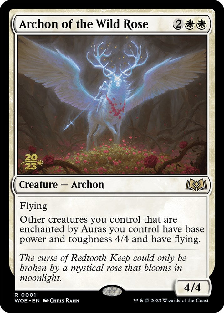 Archon of the Wild Rose [Wilds of Eldraine Prerelease Promos] | The CG Realm