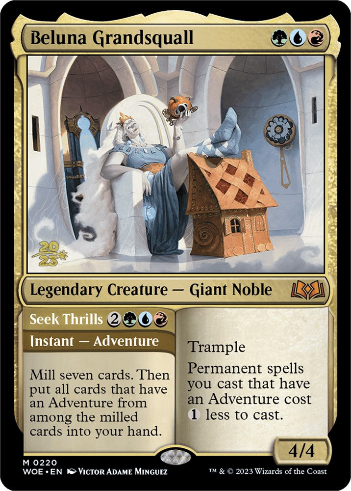 Beluna Grandsquall (PRE-220) - Wilds of Eldraine Promos Foil