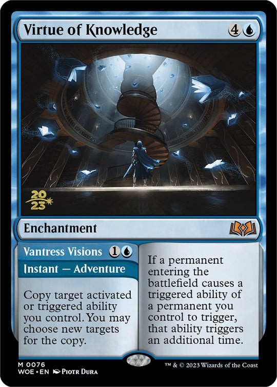 Virtue of Knowledge (PPWOE-076) - Wilds of Eldraine Promos