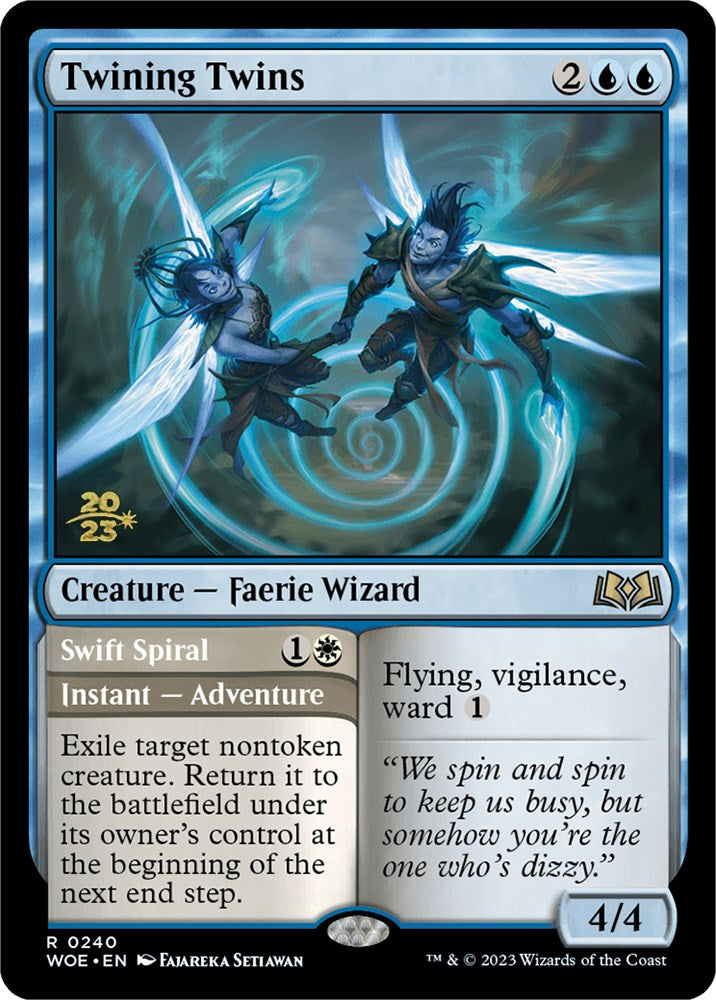 Twining Twins (PRE-240) - Wilds of Eldraine Promos Foil
