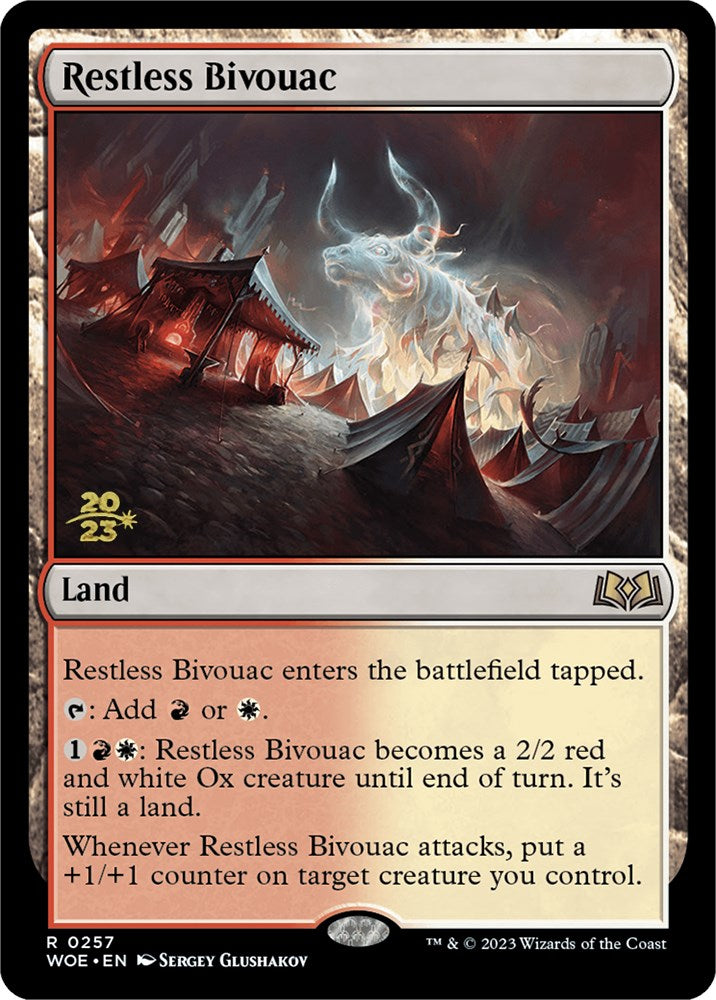Restless Bivouac [Wilds of Eldraine Prerelease Promos] | The CG Realm