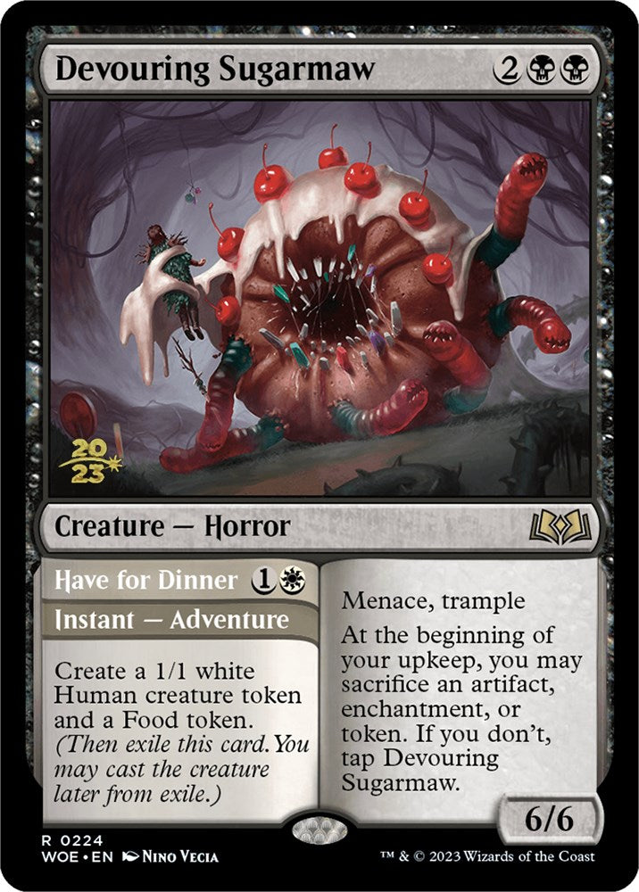 Devouring Sugarmaw // Have for Dinner [Wilds of Eldraine Prerelease Promos] | The CG Realm