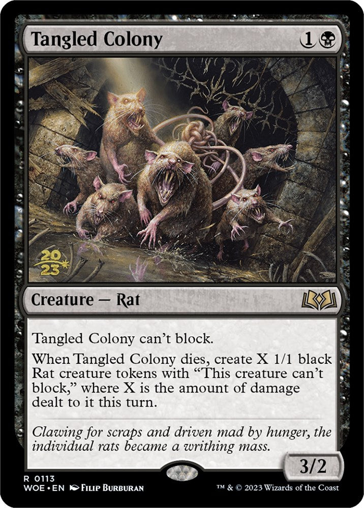 Tangled Colony [Wilds of Eldraine Prerelease Promos] | The CG Realm