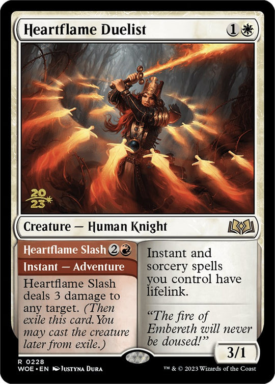 Heartflame Duelist (PRE-228) - Wilds of Eldraine Promos Foil