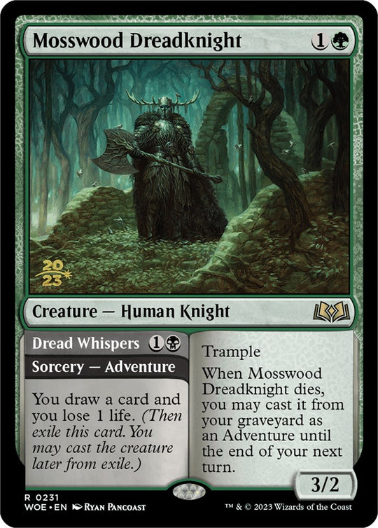 Mosswood Dreadknight (PRE-231) - Wilds of Eldraine Promos Foil