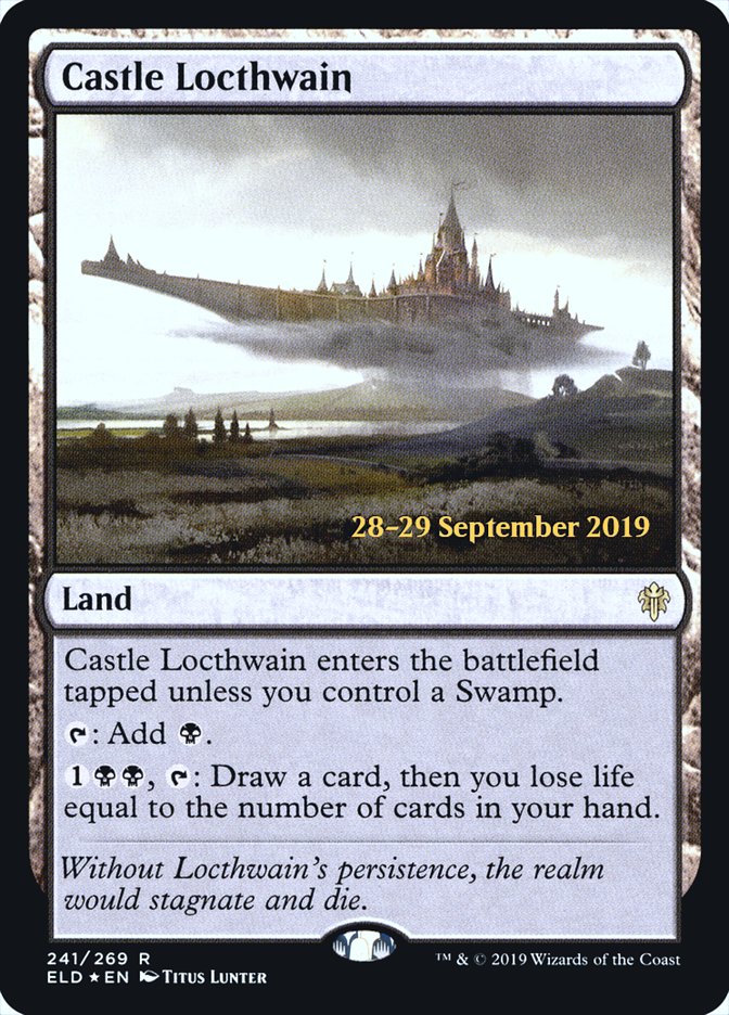 Castle Locthwain [Throne of Eldraine Prerelease Promos] | The CG Realm