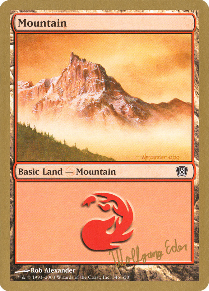 Mountain (we346) (Wolfgang Eder) [World Championship Decks 2003] | The CG Realm