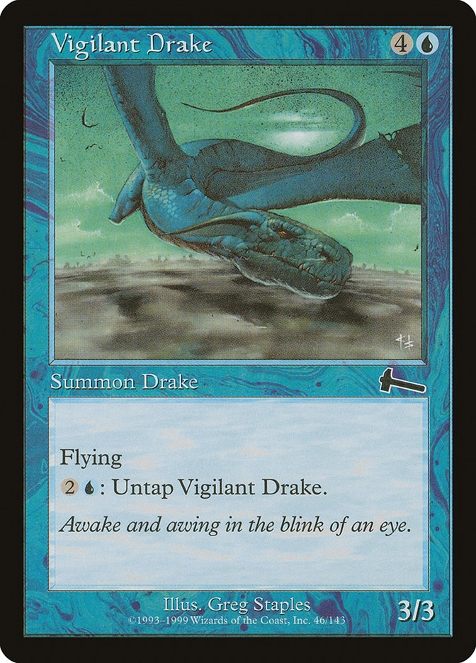 Vigilant Drake [Urza's Legacy] | The CG Realm