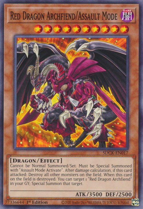 Red Dragon Archfiend/Assault Mode [SDCK-EN017] Common | The CG Realm