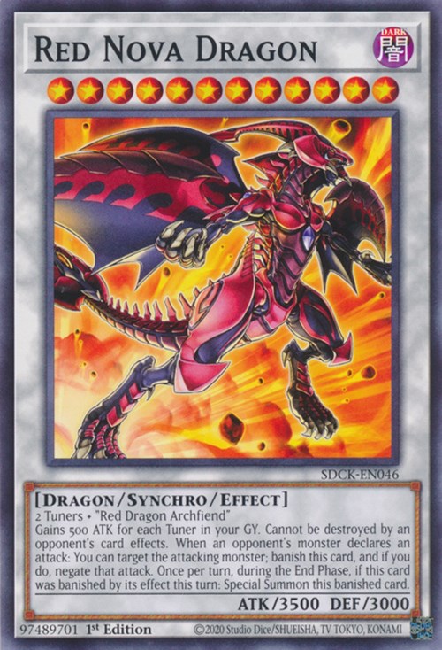 Red Nova Dragon [SDCK-EN046] Common | The CG Realm