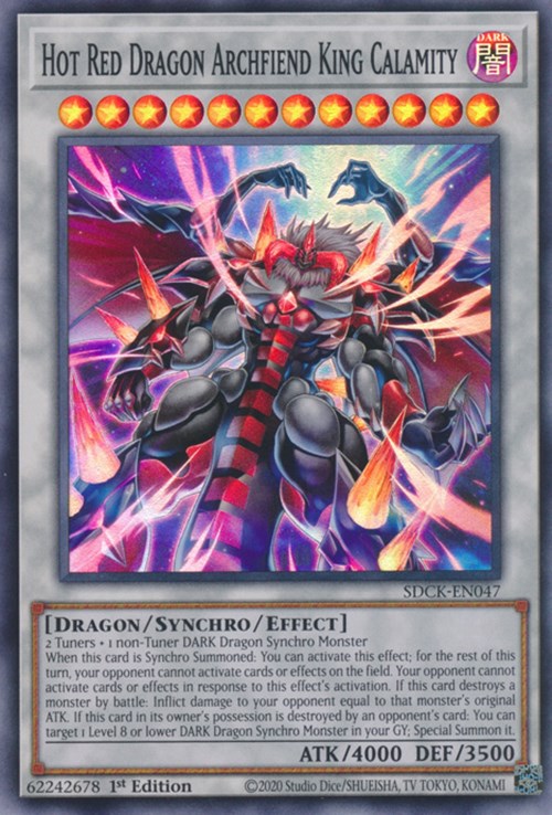 Hot Red Dragon Archfiend King Calamity [SDCK-EN047] Super Rare | The CG Realm