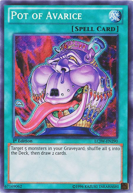 Pot of Avarice [LCJW-EN290] Secret Rare | The CG Realm