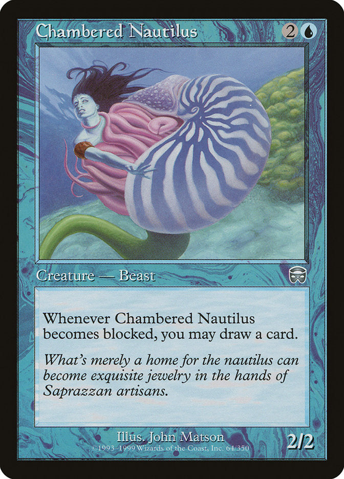 Chambered Nautilus [Mercadian Masques] | The CG Realm