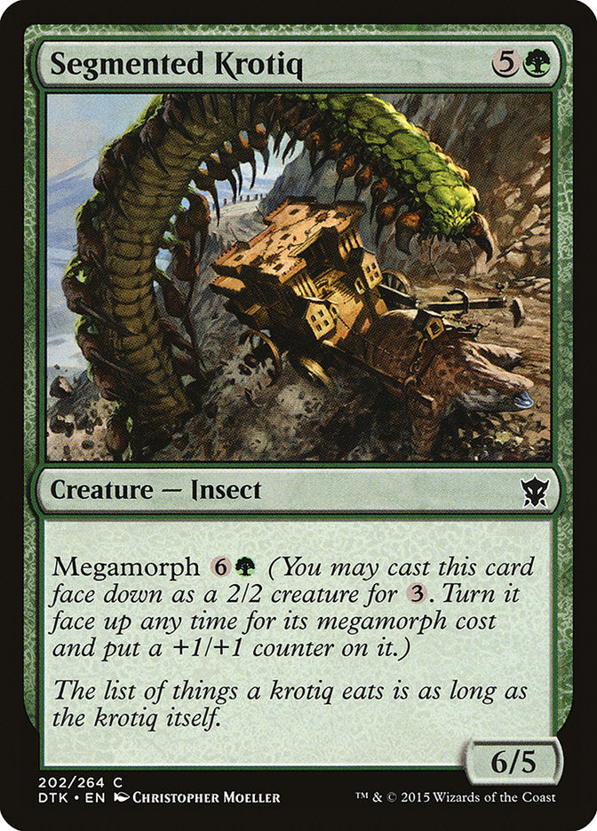 Segmented Krotiq [Dragons of Tarkir] | The CG Realm