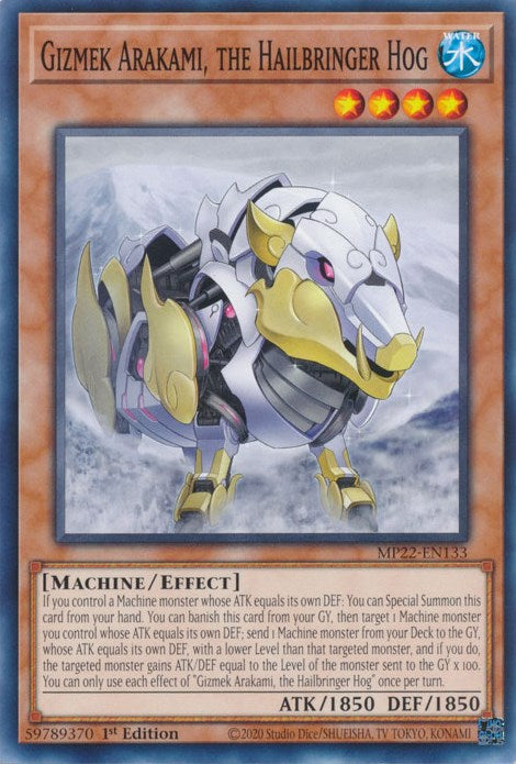 Gizmek Arakami, the Hailbringer Hog [MP22-EN133] Common | The CG Realm