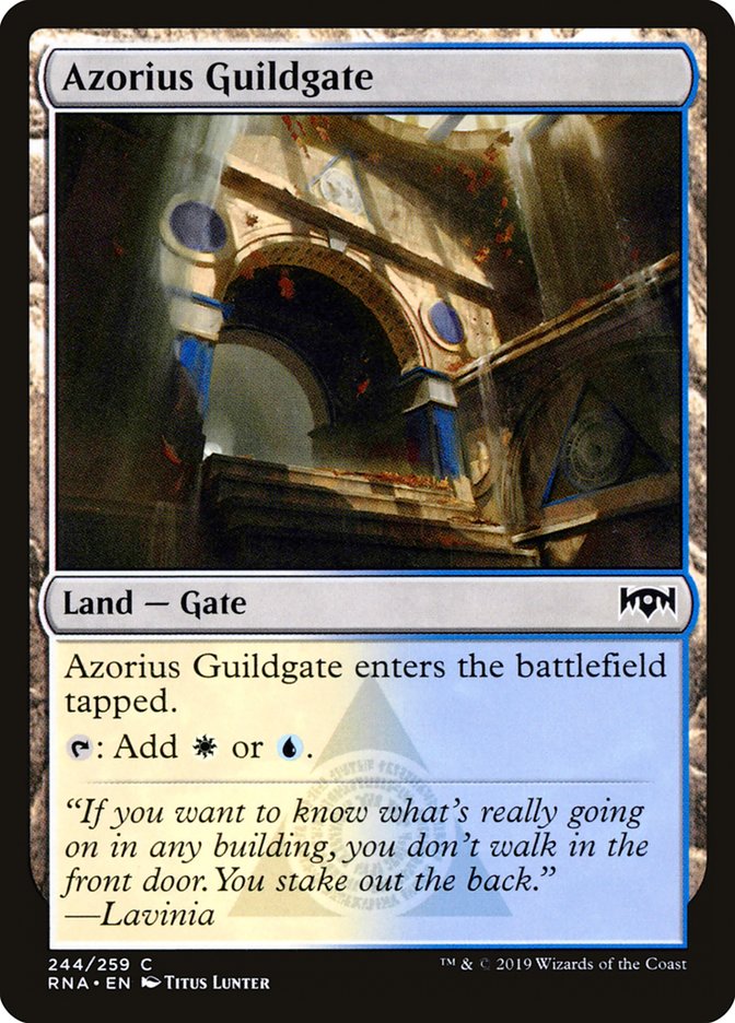 Azorius Guildgate (244/259) [Ravnica Allegiance] | The CG Realm