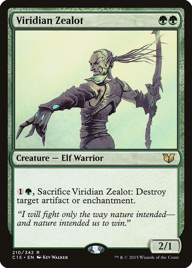 Viridian Zealot [Commander 2015] | The CG Realm