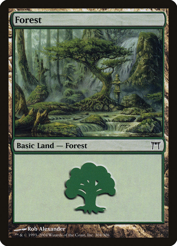 Forest (304) [Champions of Kamigawa] | The CG Realm