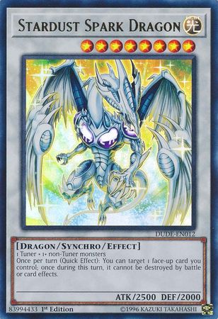 Stardust Spark Dragon [DUDE-EN012] Ultra Rare | The CG Realm
