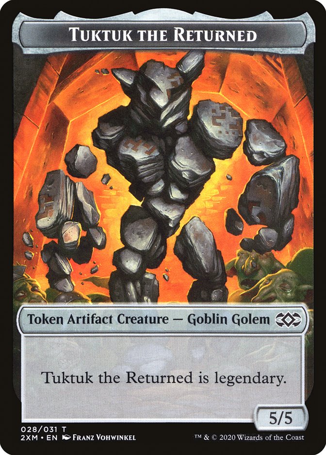 Eldrazi Spawn // Tuktuk the Returned Double-Sided Token [Double Masters Tokens] | The CG Realm