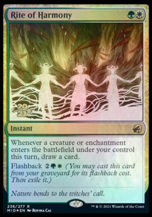 Rite of Harmony [Innistrad: Midnight Hunt Prerelease Promos] | The CG Realm