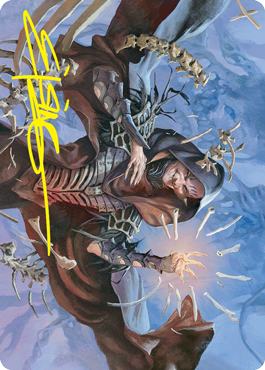 Valentin, Dean of the Vein Art Card (Gold-Stamped Signature) [Strixhaven: School of Mages Art Series] | The CG Realm