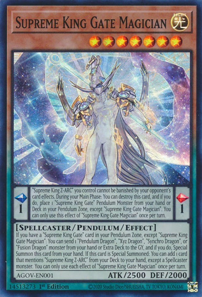Supreme King Gate Magician [AGOV-EN001] Super Rare | The CG Realm