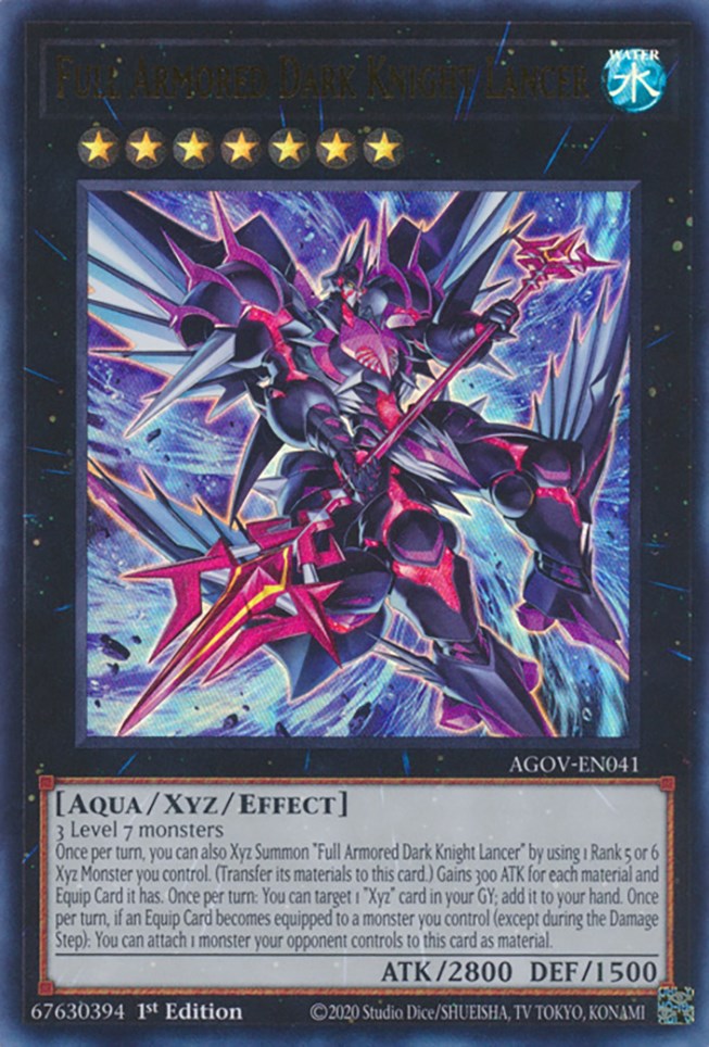 Full Armored Dark Knight Lancer [AGOV-EN041] Ultra Rare | The CG Realm