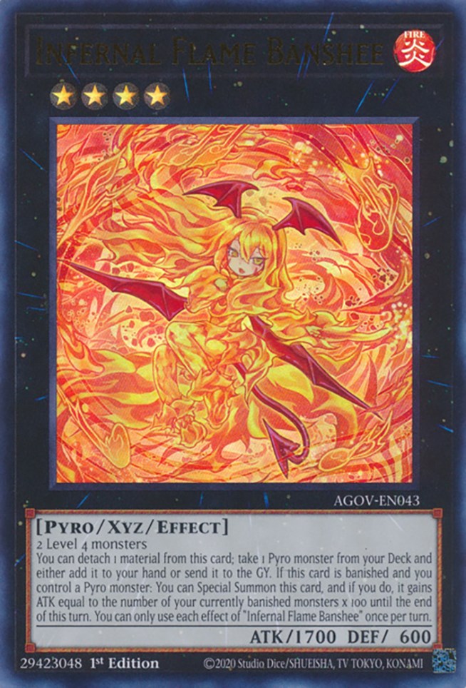 Infernal Flame Banshee [AGOV-EN043] Ultra Rare | The CG Realm