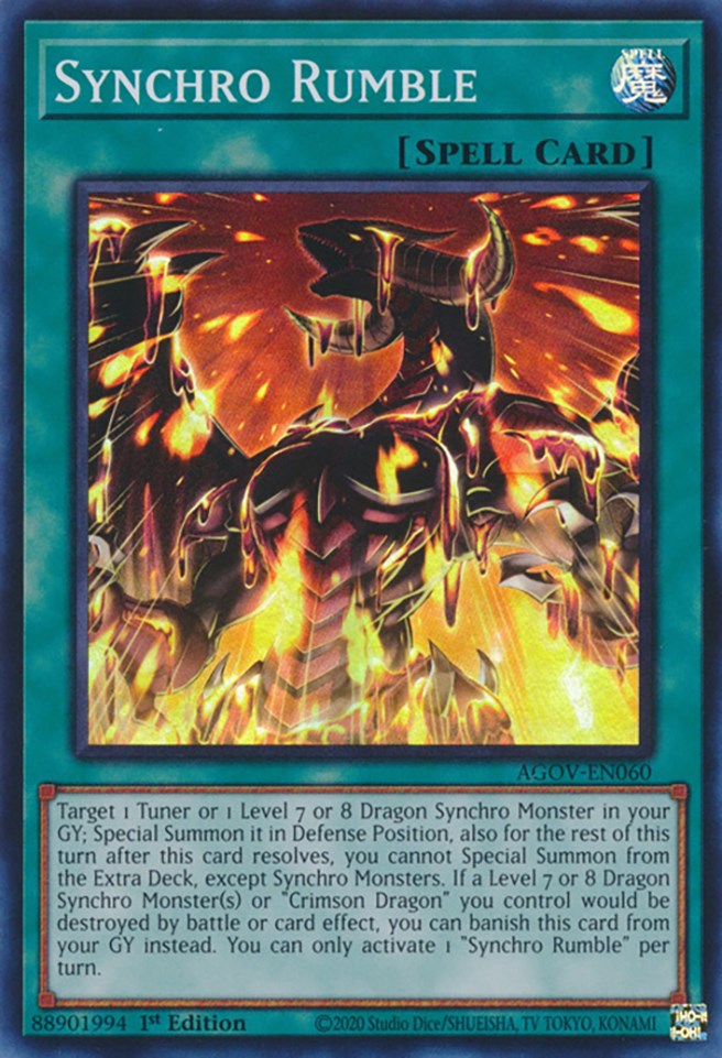 Synchro Rumble [AGOV-EN060] Super Rare | The CG Realm