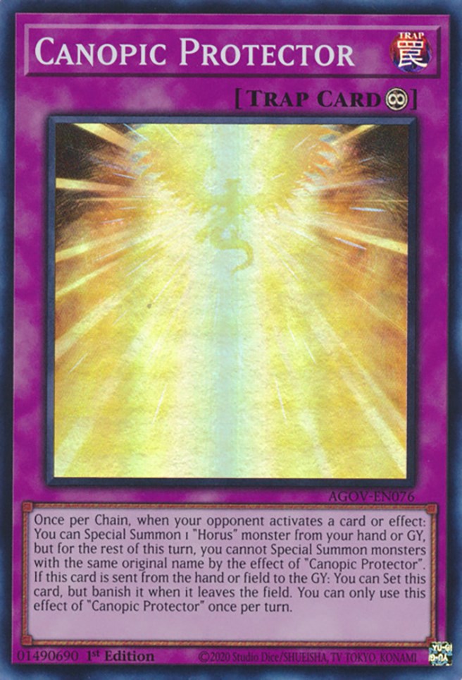 Canopic Protector [AGOV-EN076] Super Rare | The CG Realm
