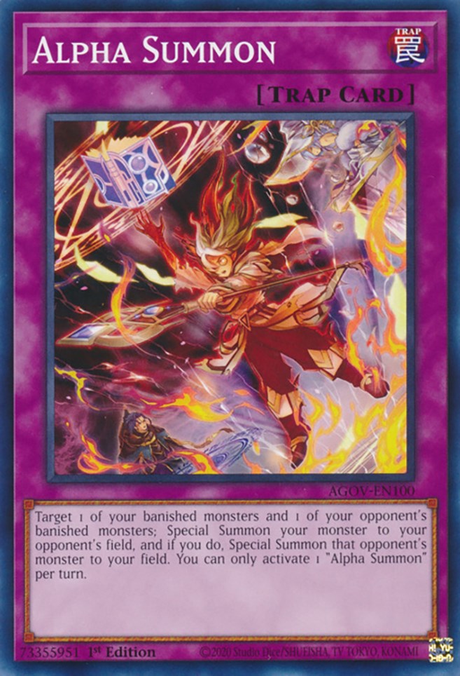 Alpha Summon [AGOV-EN100] Common | The CG Realm