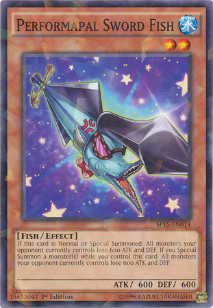 Performapal Sword Fish [SP15-EN014] Shatterfoil Rare | The CG Realm