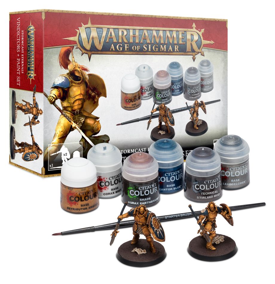 Stormcast Eternals Vindictors + Paints Set | The CG Realm