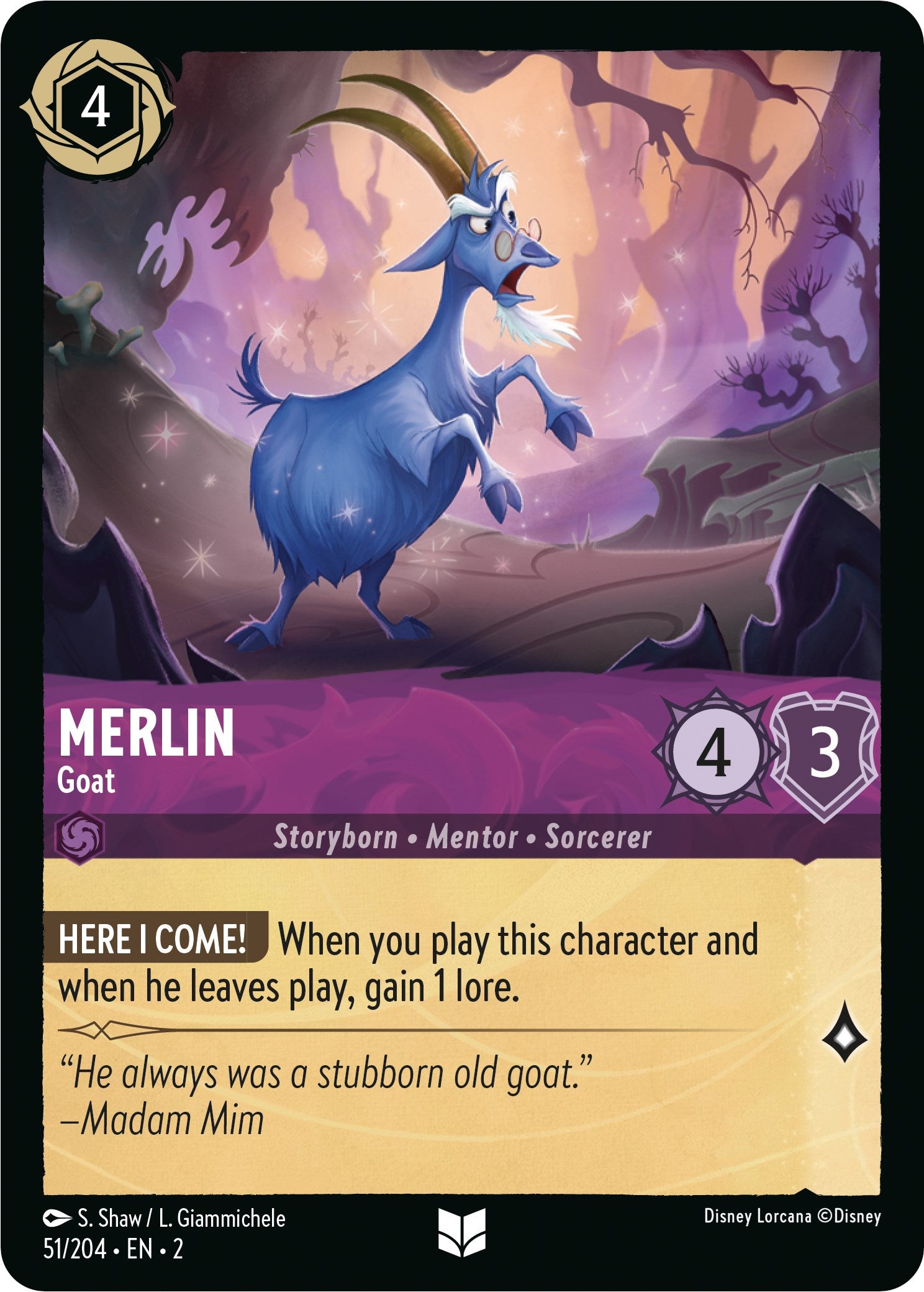 Merlin - Goat (51/204) [Rise of the Floodborn] | The CG Realm
