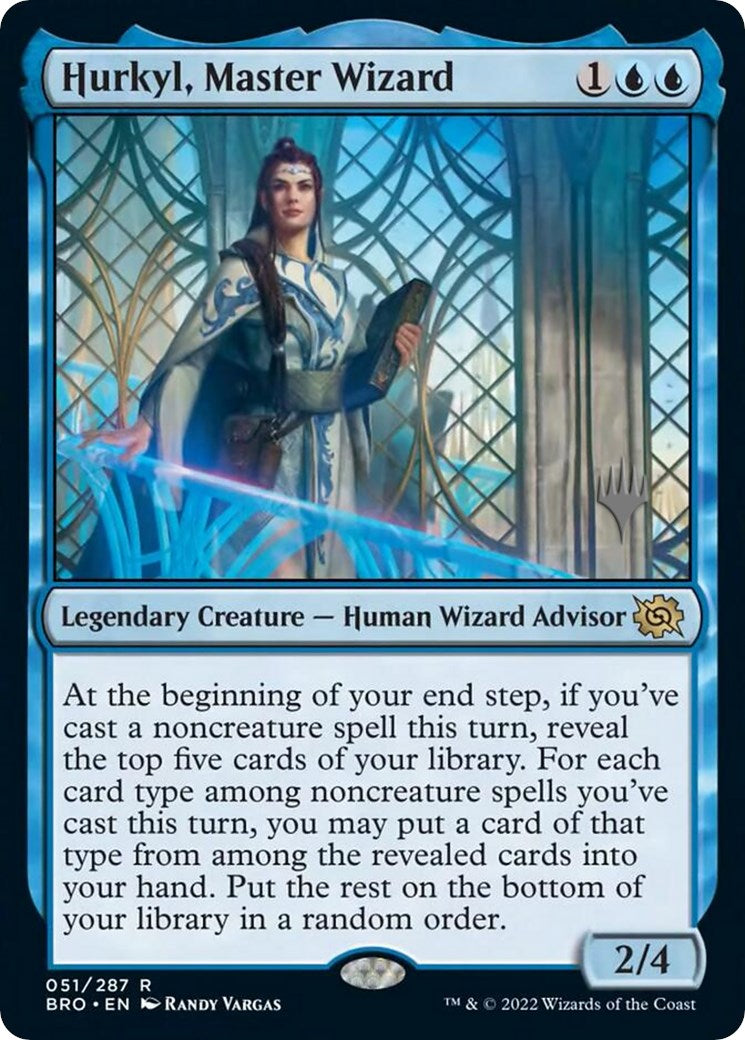 Hurkyl, Master Wizard (Promo Pack) [The Brothers' War Promos] | The CG Realm
