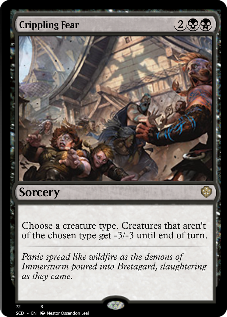 Crippling Fear [Starter Commander Decks] | The CG Realm