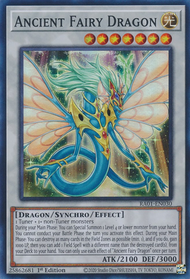 Ancient Fairy Dragon [RA01-EN030] Super Rare | The CG Realm