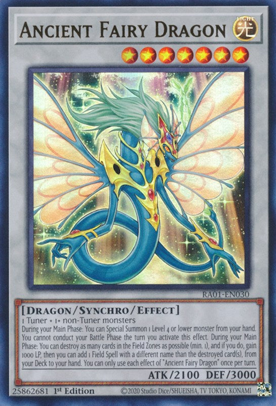 Ancient Fairy Dragon [RA01-EN030] Ultra Rare | The CG Realm