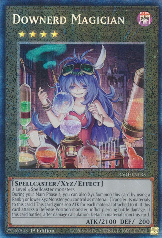 Downerd Magician [RA01-EN035] Prismatic Collector's Rare | The CG Realm