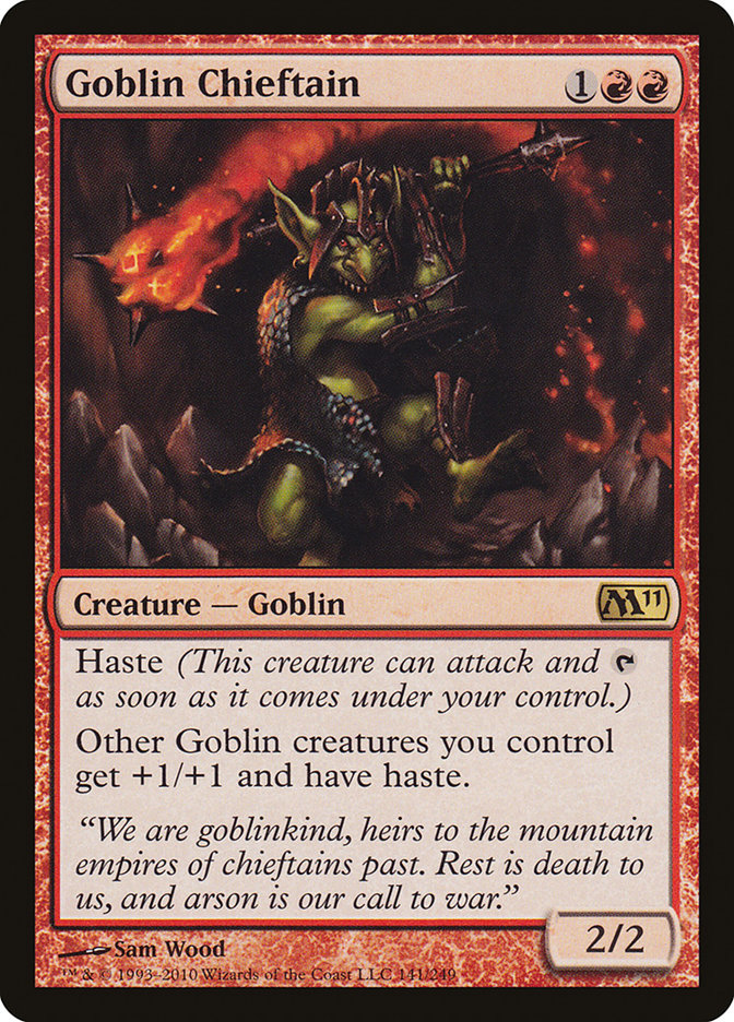 Goblin Chieftain [Magic 2011] | The CG Realm
