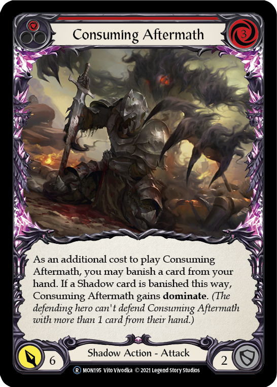 Consuming Aftermath (Red) [U-MON195] (Monarch Unlimited)  Unlimited Normal | The CG Realm