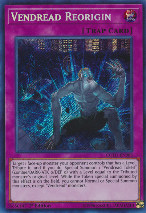 Vendread Reorigin [COTD-EN085] Secret Rare | The CG Realm