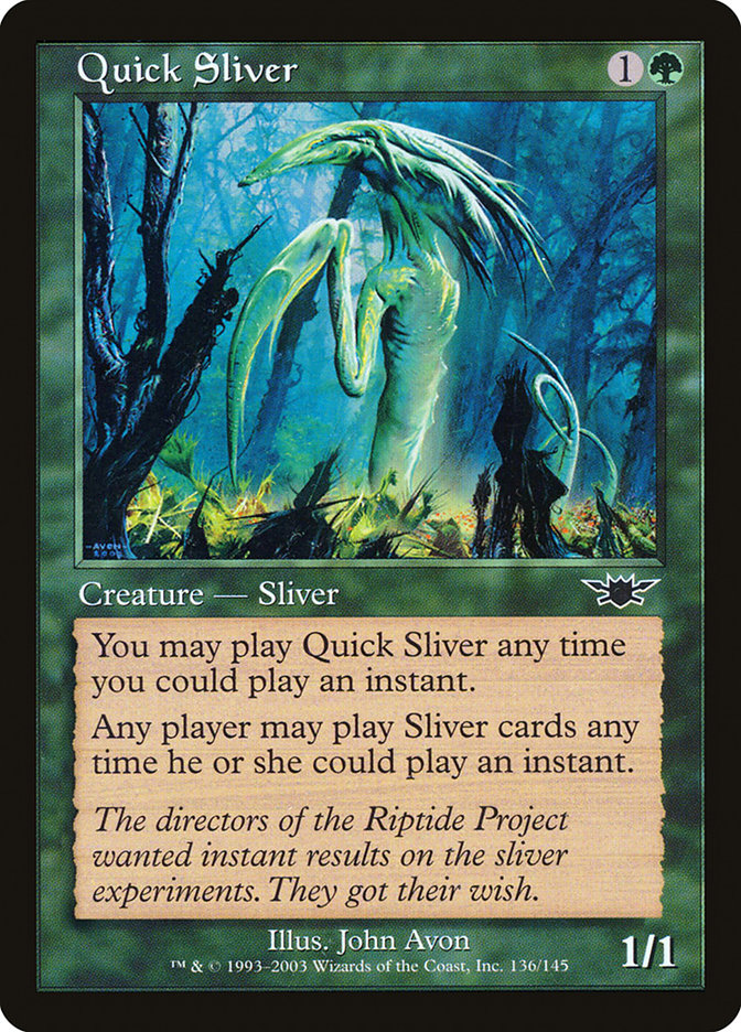 Quick Sliver [Legions] | The CG Realm