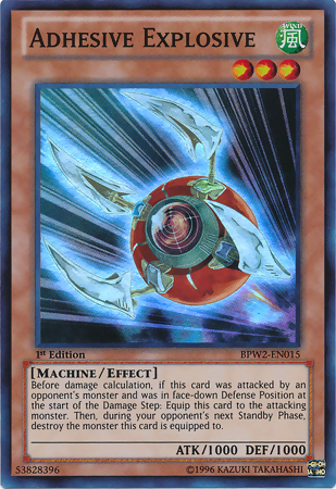 Adhesive Explosive [BPW2-EN015] Super Rare | The CG Realm