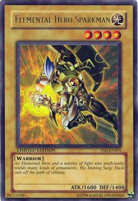 Elemental HERO Sparkman [YSD-ENS01] Ultra Rare | The CG Realm