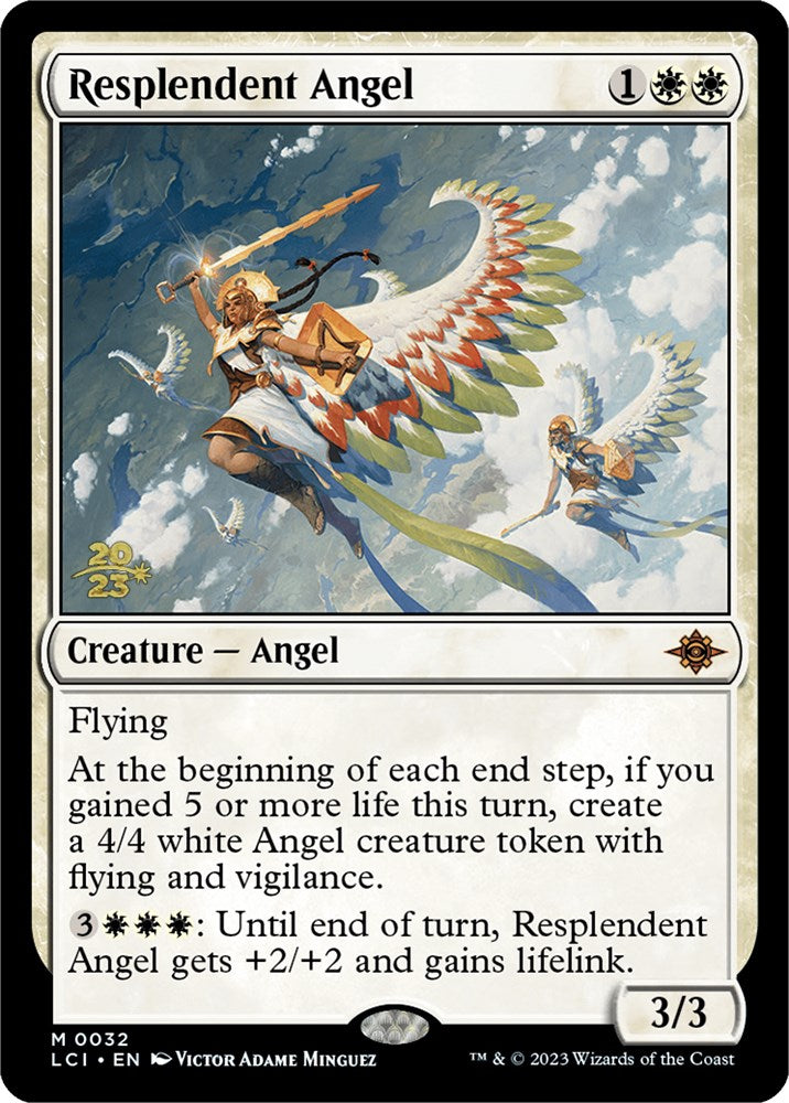 Resplendent Angel (LCI) [The Lost Caverns of Ixalan Prerelease Cards] | The CG Realm
