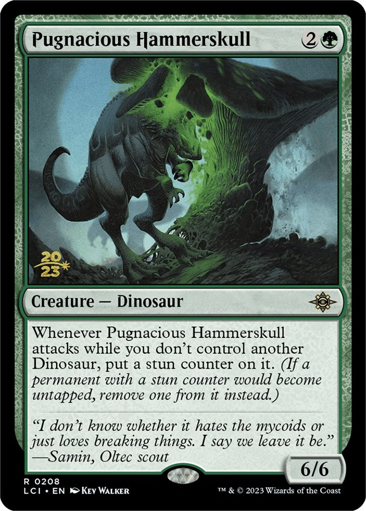 Pugnacious Hammerskull [The Lost Caverns of Ixalan Prerelease Cards] | The CG Realm