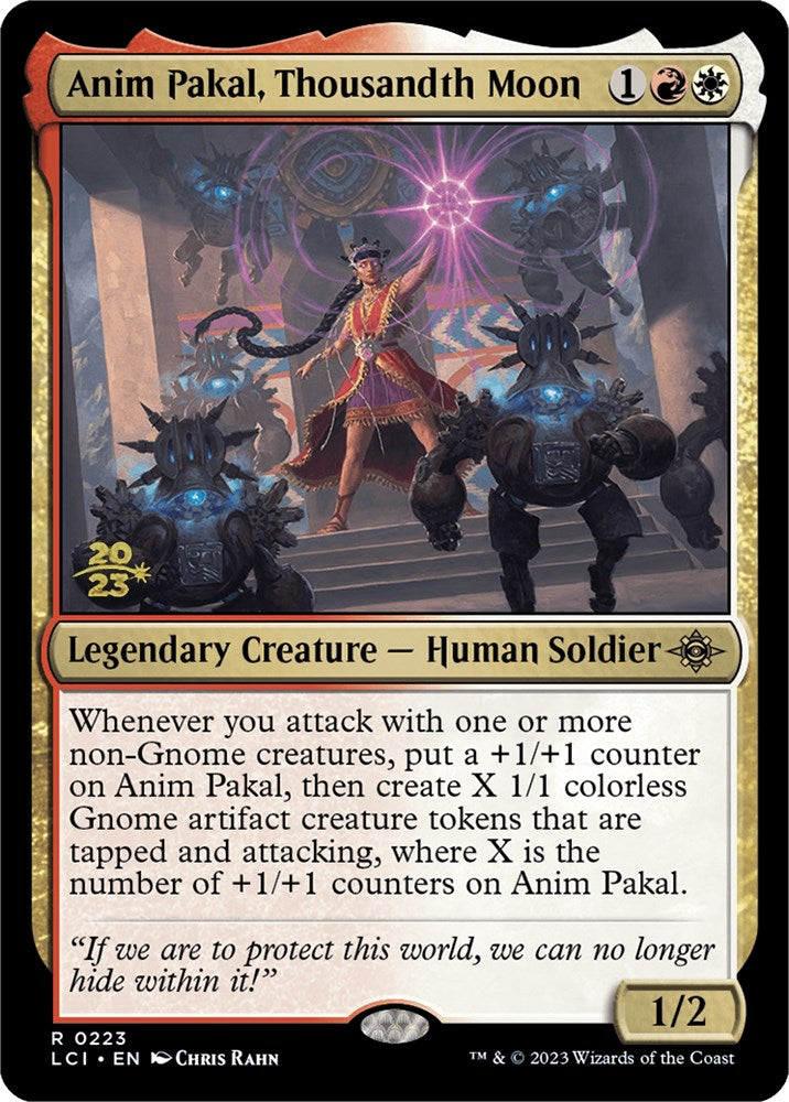 Anim Pakal, Thousandth Moon [The Lost Caverns of Ixalan Prerelease Cards] | The CG Realm